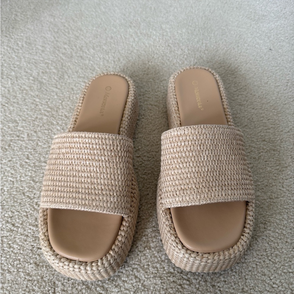 Women's Woven Slide Sandals